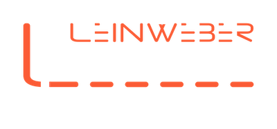 Leinweber Logistik Logo Menu weiß